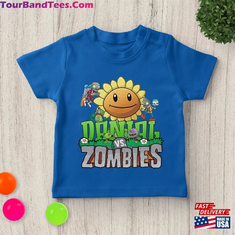 Plants Vs Zombies Birthday Toddler Gift For Kids Custom Personalized Shirt Classic T-Shirt 29Uf172081 – Utopia Fashion