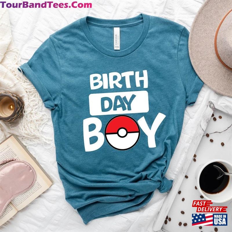 Pokeball Birthday Boy T-Shirt Poke Ball Shirt Gift Sweatshirt Hoodie 29Uf167488 – Utopia Fashion