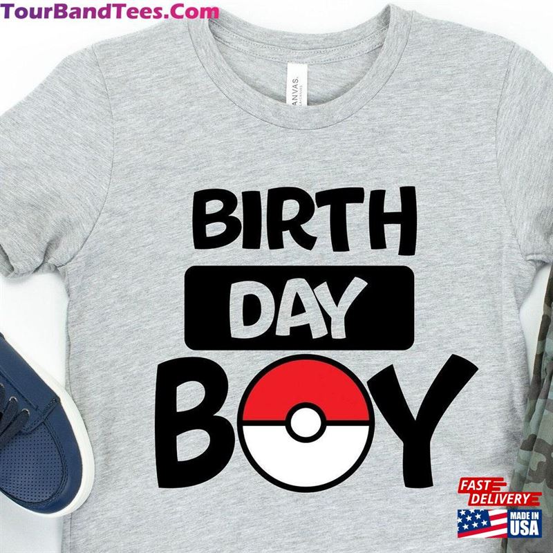 Pokeball Birthday Boy T-Shirt Poke Ball Shirt Gift Sweatshirt Hoodie 29Uf167488 – Utopia Fashion