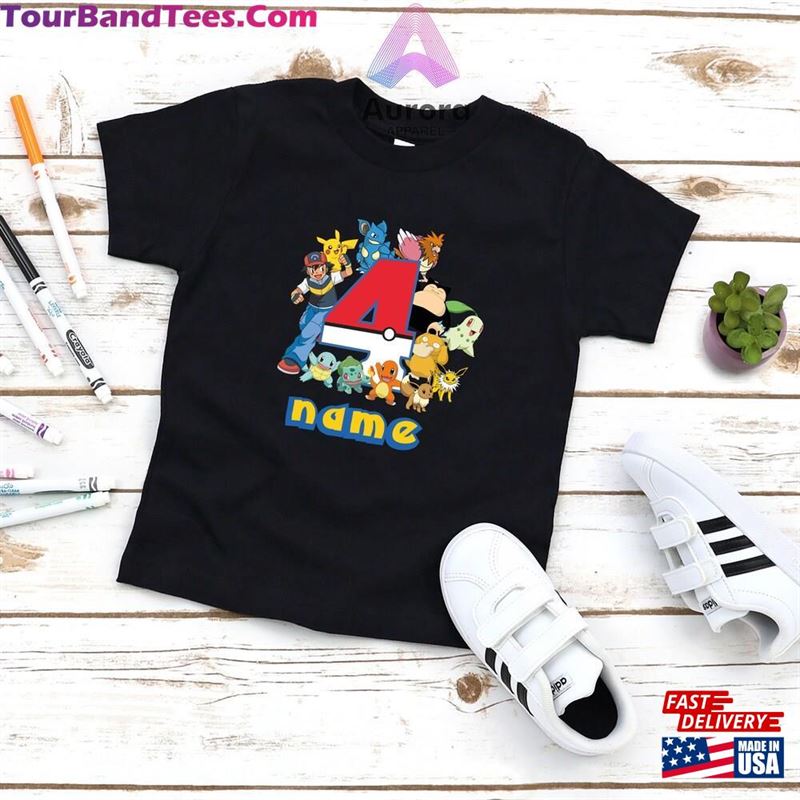 Pokemon Custom Birthday Shirt Cartoon Classic Hoodie 29Uf186763 – Utopia Fashion