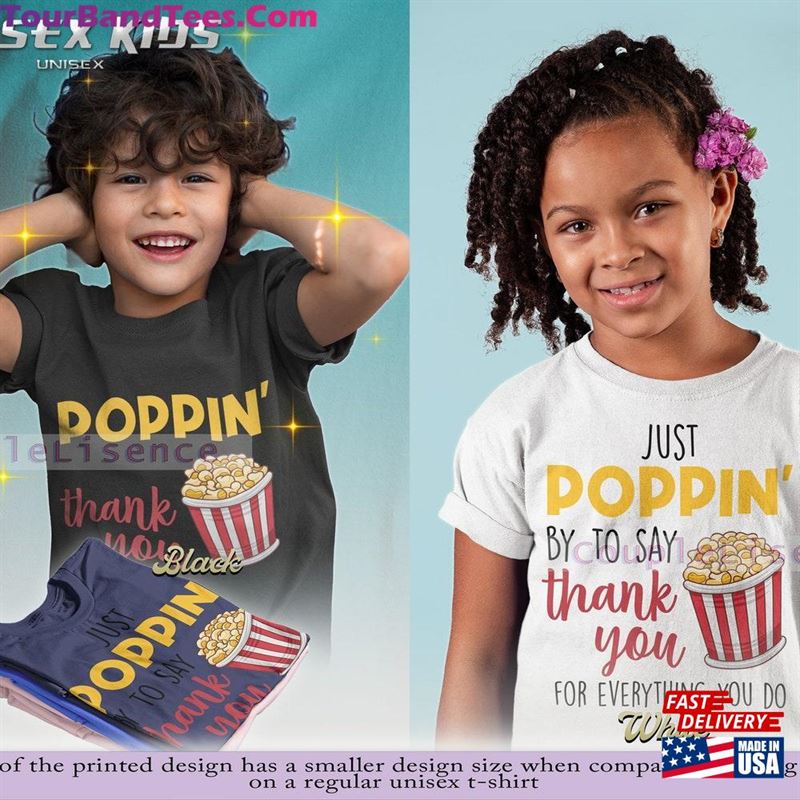 Poppin Just To Say Thank You Popcorn Lovers Gift Shirt Film Fans Tee T-Shirt Classic 29Uf186698 – Utopia Fashion