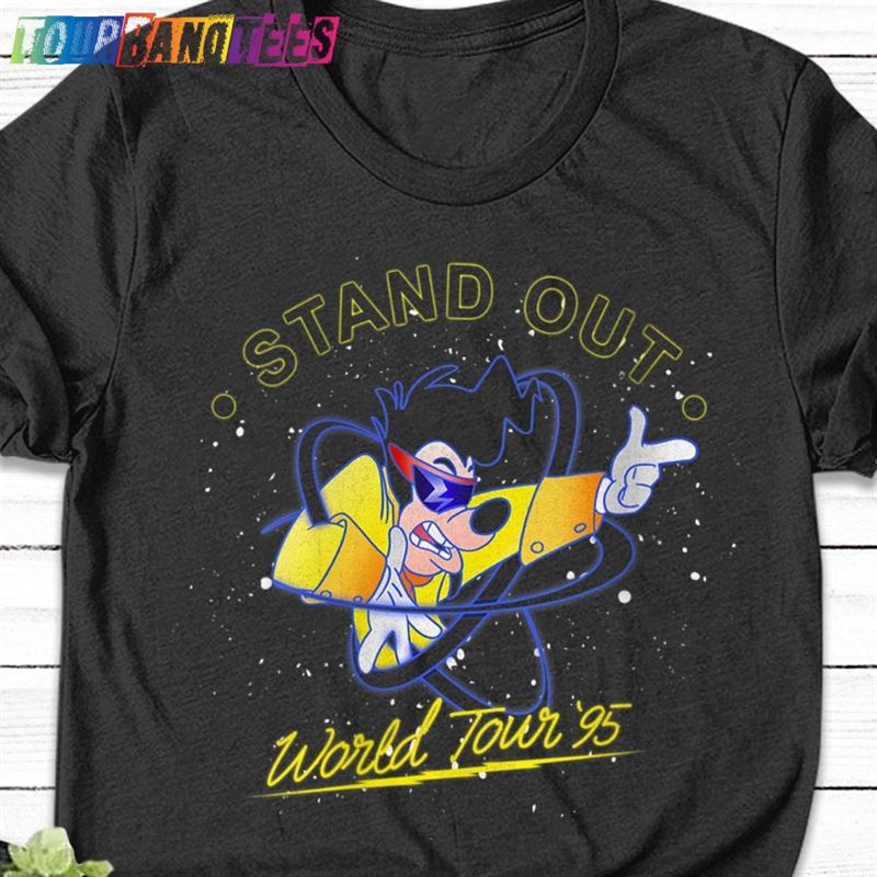 Powerline Stand Out World Tour Shirt Goofy Movie Max Tee Classic T-Shirt 29Uf178731 – Utopia Fashion