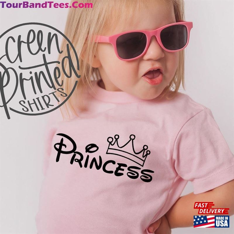 Princess T-Shirt Or Dress Mommy Sister Baby Disneyland Matching Vacation Cinderella Aurora Belle Jasmine Birthday Party Screen Print Classic Hoodie 29Uf167376 – Utopia Fashion