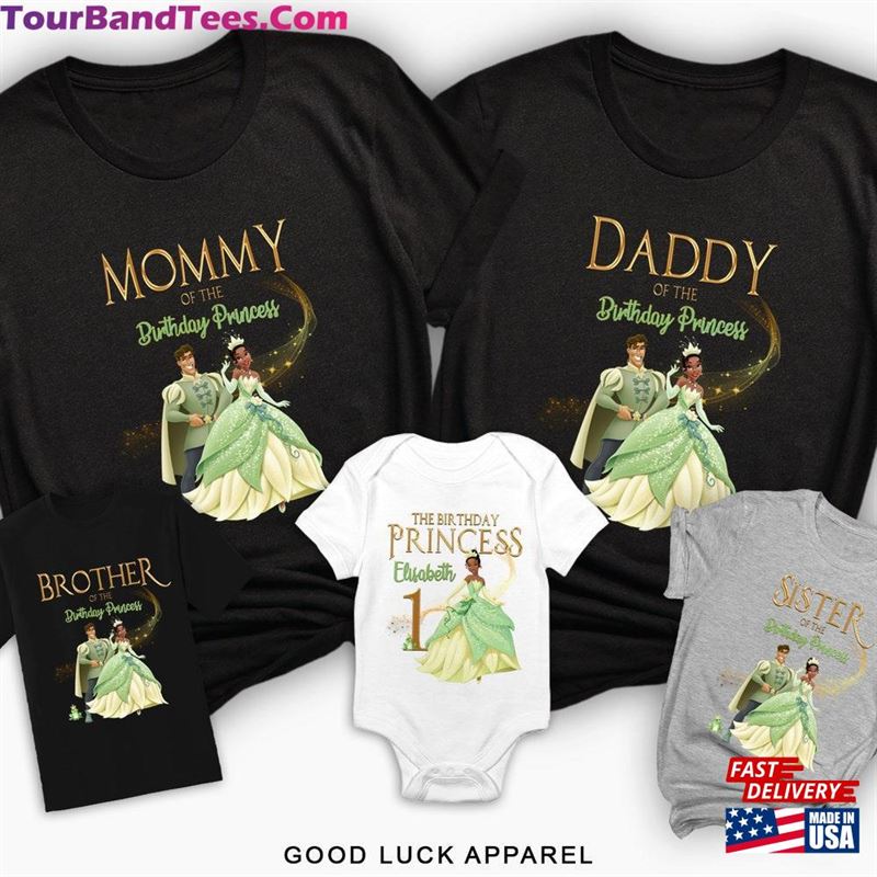 Princess Tiana Birthday Family Shirt Classic T-Shirt 29Uf166232 – Utopia Fashion