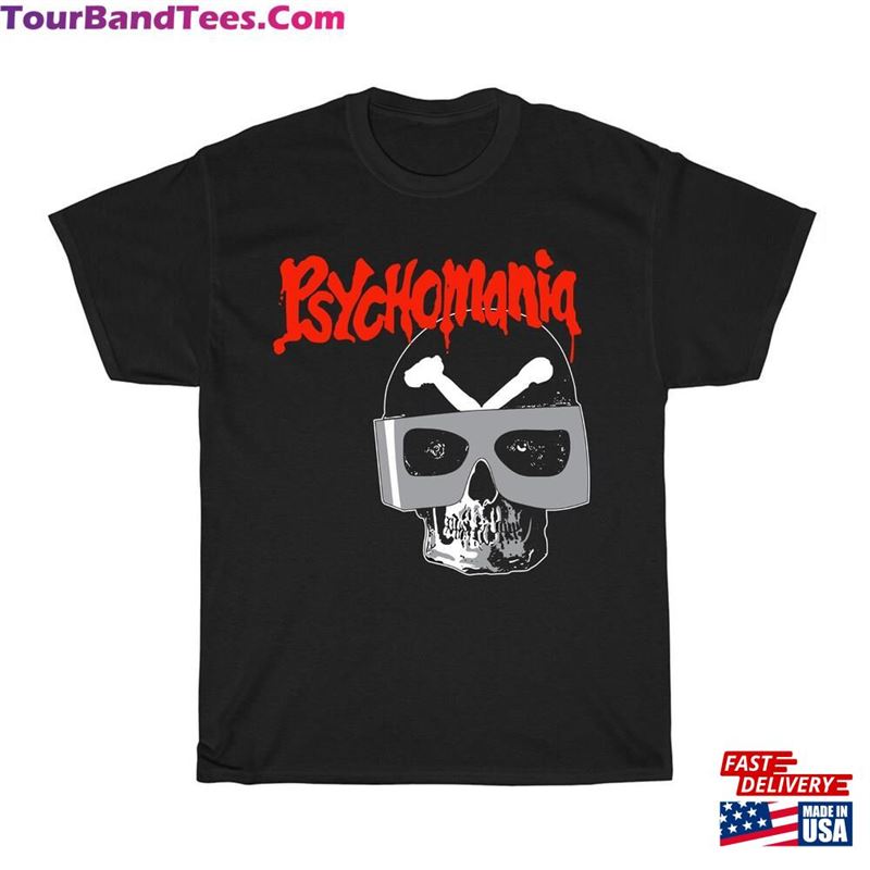 Psychomania Retro Movie Men’S White Navy Black T-Shirt Size To 5Xl Unisex 29Uf172286 – Utopia Fashion