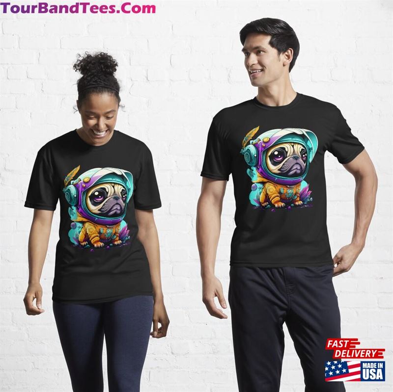 Pugs In Space Active T-Shirt Hoodie Unisex 29Uf182096 – Utopia Fashion