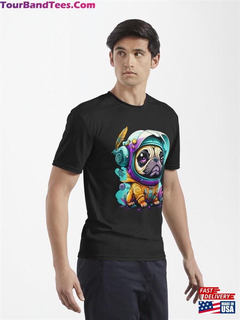 Pugs In Space Active T-Shirt Hoodie Unisex 29Uf182096 – Utopia Fashion