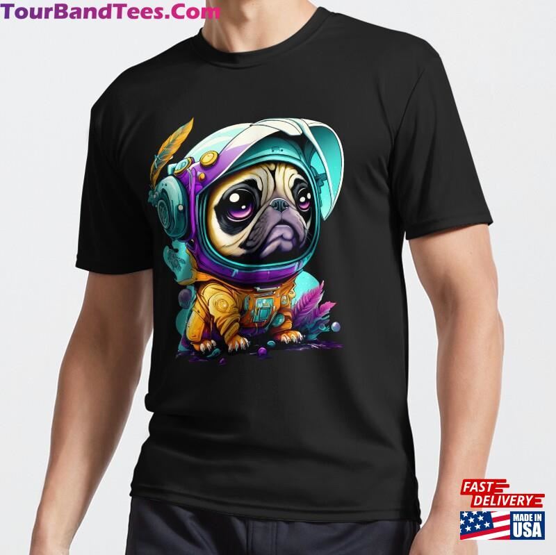 Pugs In Space Active T-Shirt Hoodie Unisex 29Uf182096 – Utopia Fashion