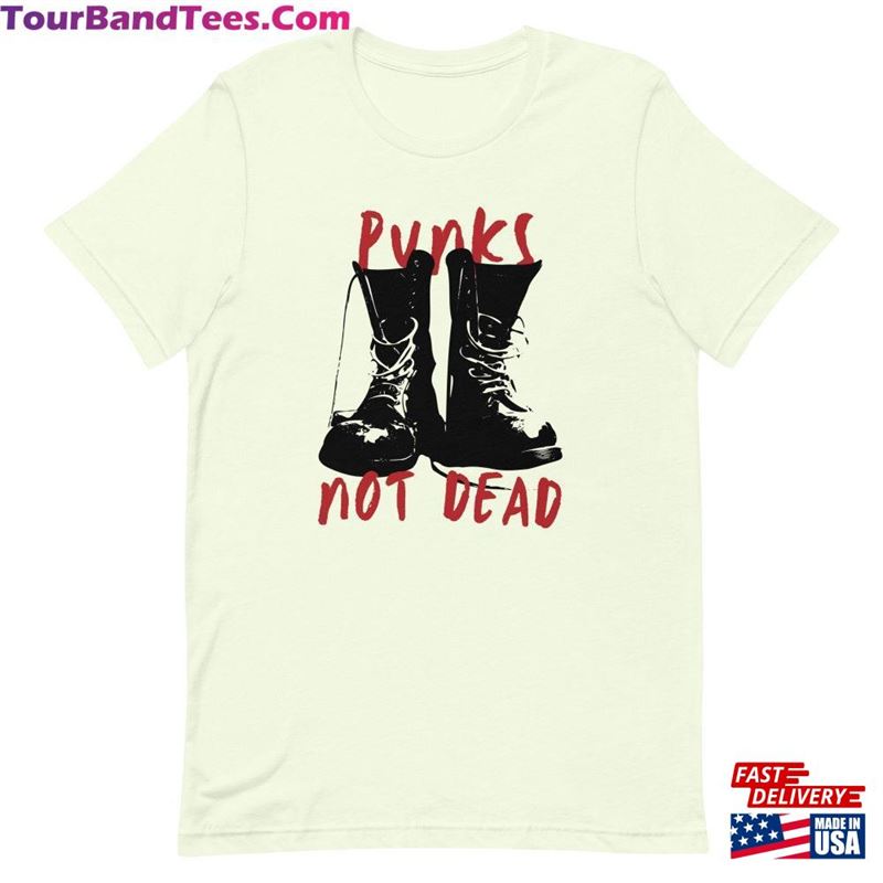 Punks Not Dead T-Shirt Punk Rock Music Dr Martens Boots Sweatshirt Hoodie 29Uf167062 – Utopia Fashion