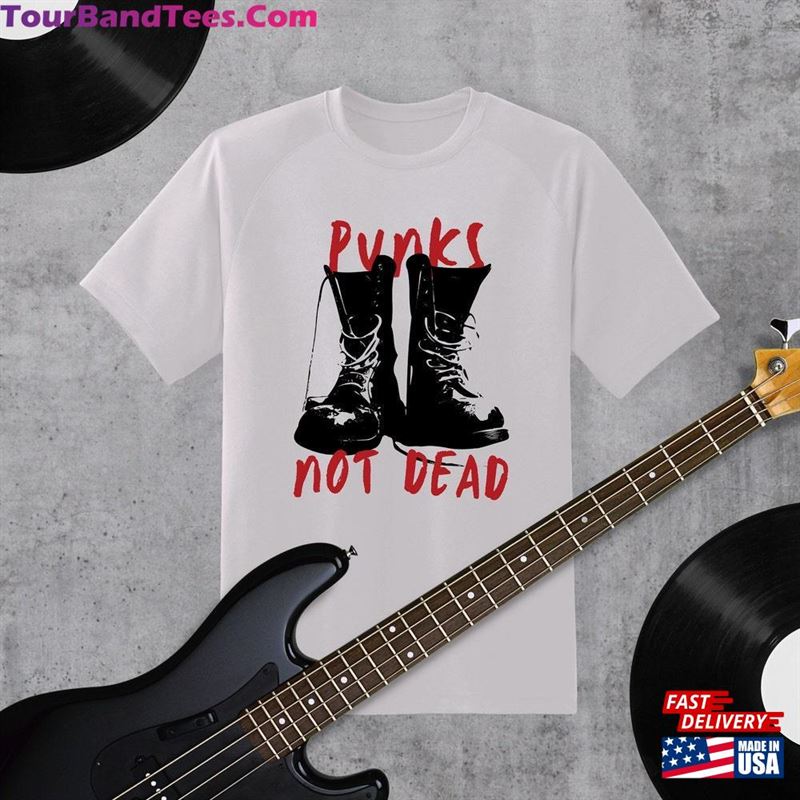 Punks Not Dead T-Shirt Punk Rock Music Dr Martens Boots Sweatshirt Hoodie 29Uf167062 – Utopia Fashion