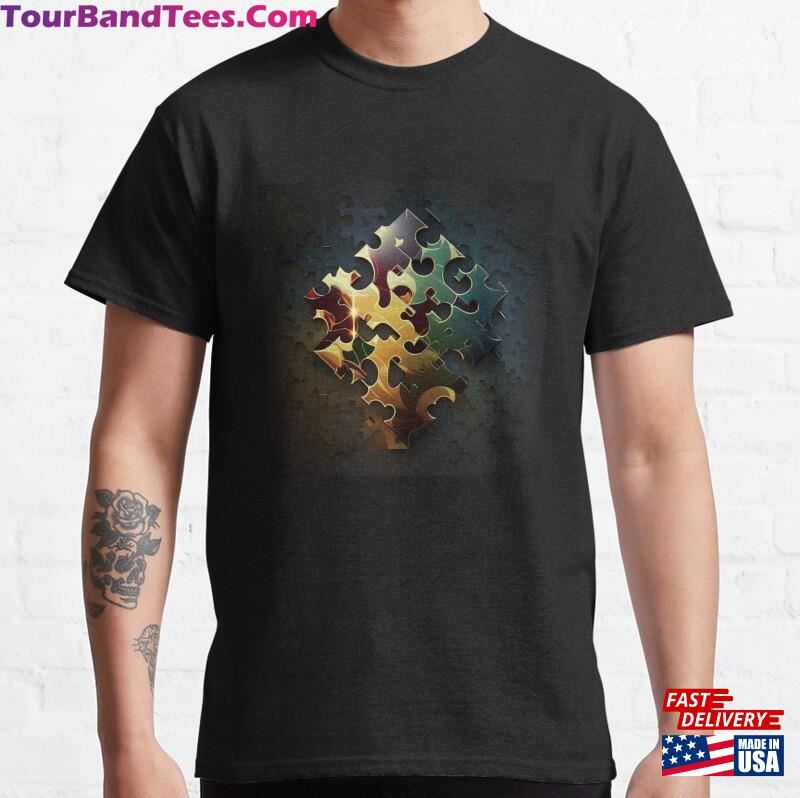 Puzzle Design For Unisex Unique And Fun Clothing Classic T-Shirt 29Uf177048 – Utopia Fashion