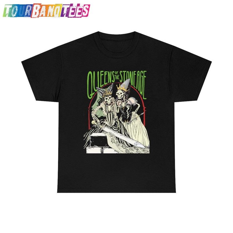 Queens Of The Stone Age Qotsa Alternative Stoner Rock Vintage T-Shirt Classic 29Uf166455 – Utopia Fashion