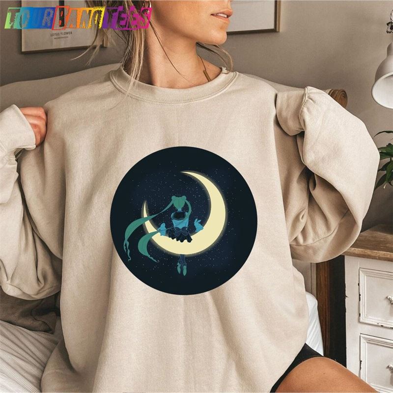 Rabbits On The Moon Sticker T-Shirt Sweater Sweatshirt 29Uf176480 – Utopia Fashion