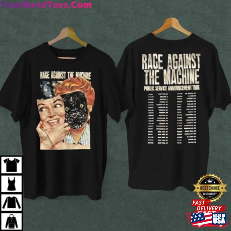 Rage Against The Machine T-Shirt Tour Vintage Ratm Shirt Classic 29Uf165534 – Utopia Fashion