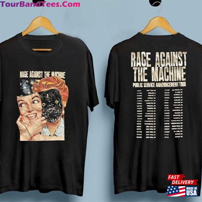 Rage Against The Machine Tour T-Shirt Shirt Vintage Ratm Classic Unisex 29Uf169544 – Utopia Fashion