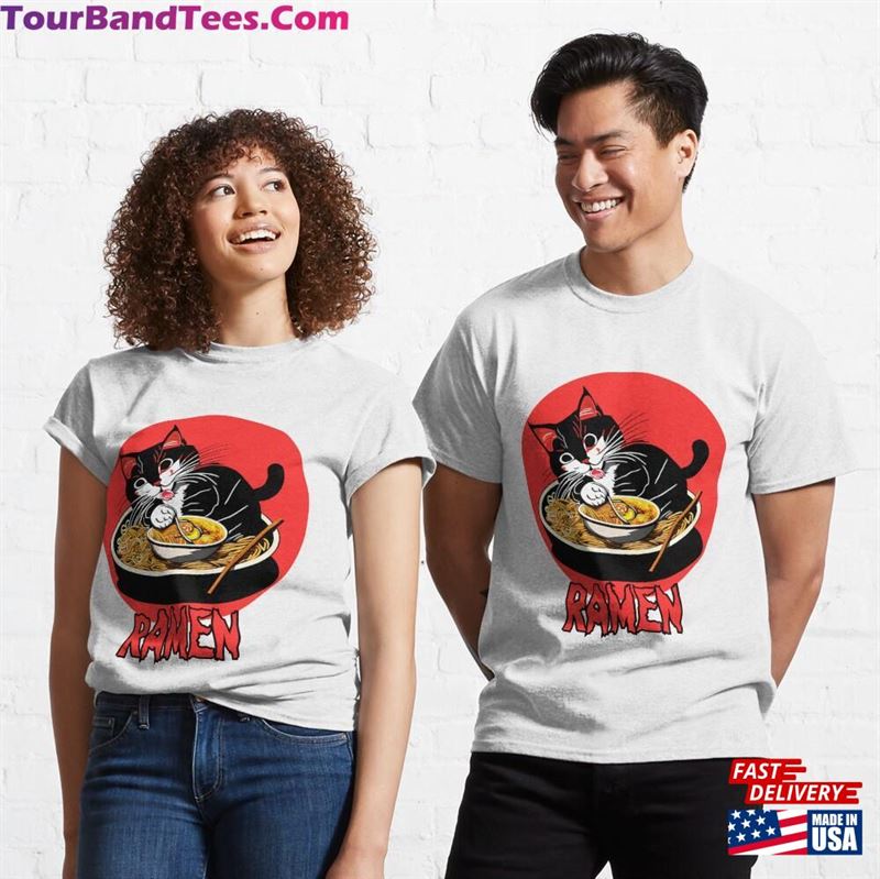 Ramen Cat Design Classic T-Shirt Sweatshirt Hoodie 29Uf182490 – Utopia Fashion