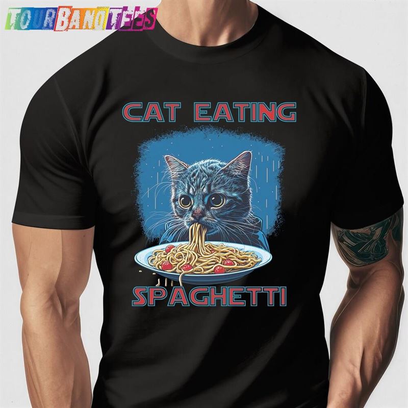 Ramen Eating Cat Shirt Hoodie T-Shirt 29Uf177413 – Utopia Fashion