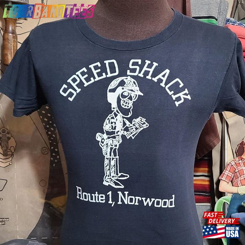 Rare Vintage 1970S Speed Shack Hot Rod Shop Rt Racing Mechanic F Drag Police Tee T Shirt S T-Shirt Sweatshirt 29Uf172211 – Utopia Fashion