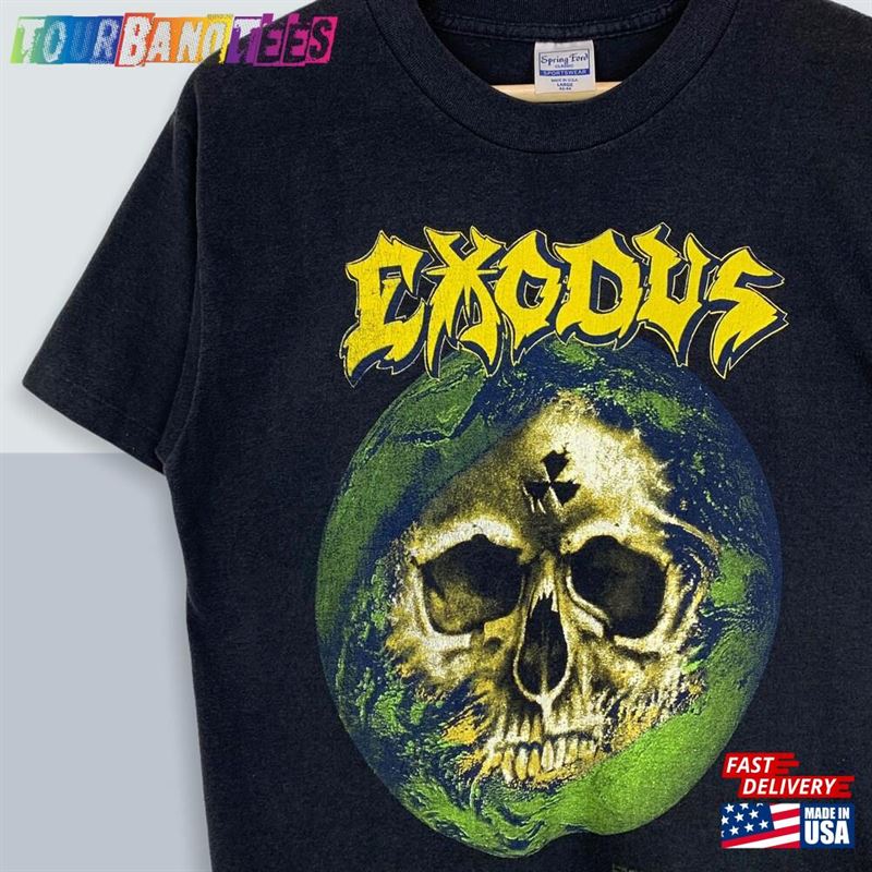 Rare Vintage Exodus Fabulous Disaster Tour Tee T Shirt 80S Unisex Classic 29Uf172876 – Utopia Fashion