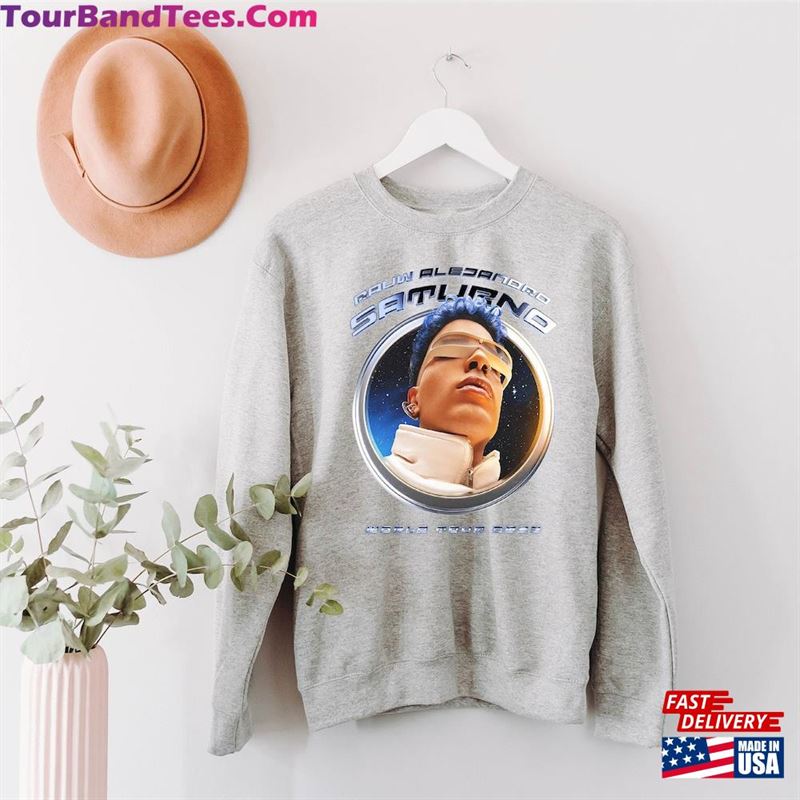 Rauw Alejandro Sweatshirt Saturno World Tour Fan Shirt Unisex T-Shirt 29Uf186626 – Utopia Fashion