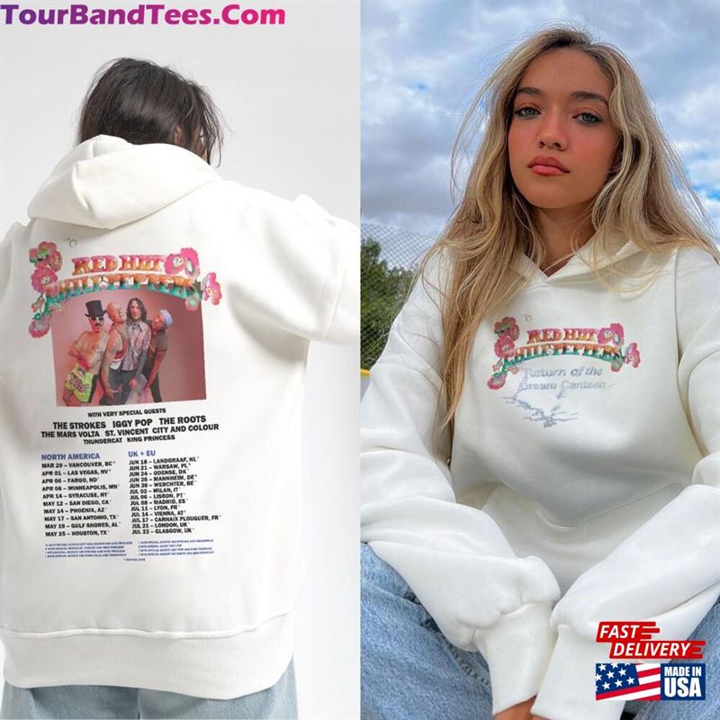 Red Hot Chili Tour Shirt Peppers Dates Sweatshirt Hoodie 29Uf164825 – Utopia Fashion