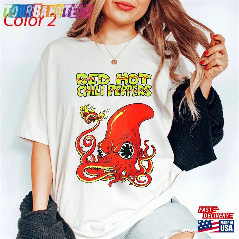 Red Hot Chili Peppers Octopus Logo Crewneck T-Shirt Classic Sweatshirt 29Uf173572 – Utopia Fashion