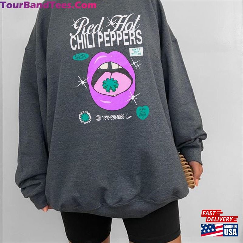 Red Hot Chili Peppers World Tour T-Shirt Hoodie Sweatshirt 29Uf187712 – Utopia Fashion