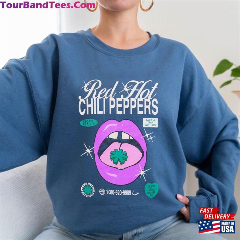 Red Hot Chili Peppers World Tour T-Shirt Hoodie Sweatshirt 29Uf187712 – Utopia Fashion