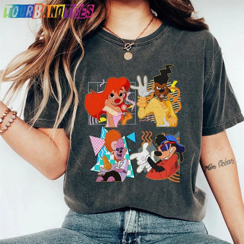 Retro 90S Disney A Goofy Movie Characters Shirt Max Goof Roxanne Classic Sweatshirt 29Uf178711 – Utopia Fashion