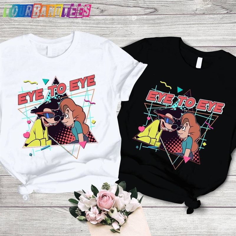 Retro 90S Disney Goofy Movie Shirt Max And Roxanne Eye To Goof Powerline Sweatshirt Classic 29Uf178737 – Utopia Fashion