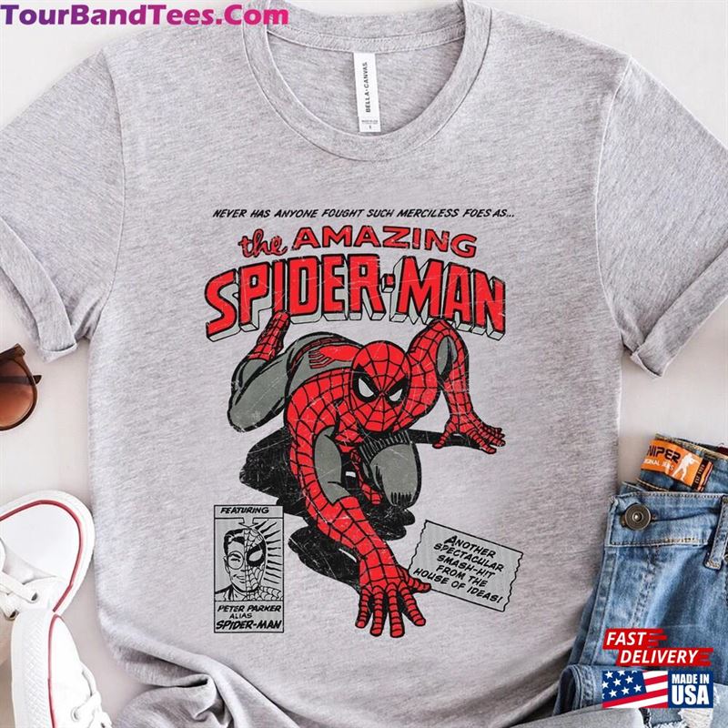 Retro 90S Marvel Spider Man Comics Book Cover Vintage Shirt Mcu Fans Gift T-Shirt Sweatshirt 29Uf166564 – Utopia Fashion