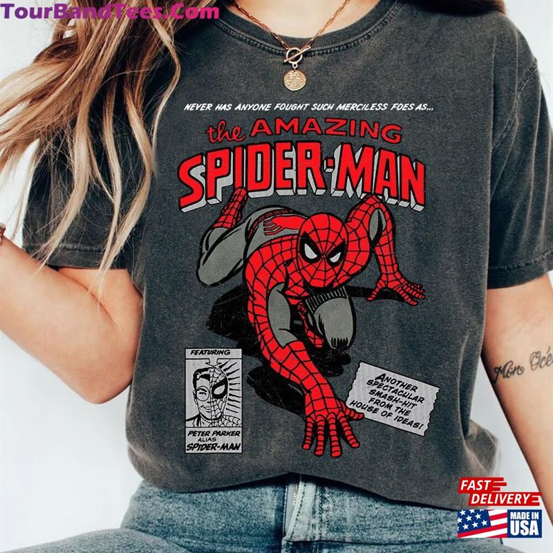 Retro 90S Marvel Spider Man Comics Book Cover Vintage Shirt Mcu Fans Gift T-Shirt Sweatshirt 29Uf166564 – Utopia Fashion