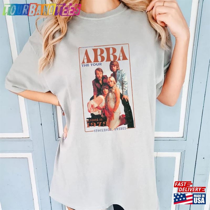 Retro Abba Band Merch Tee Vintage The Tour Shirt Sweatshirt For Men Hoodie Classic 29Uf172645 – Utopia Fashion