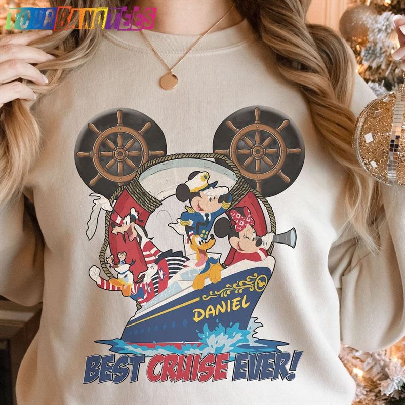 Retro Best Cruise Ever Sweatshirt Custom Disney Vintage Shirt Unisex T-Shirt 29Uf178283 – Utopia Fashion