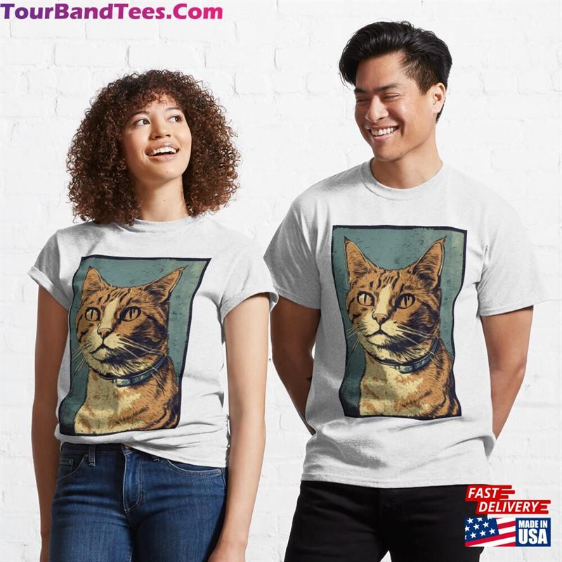 Retro Comic Style Cat Classic T-Shirt Unisex Hoodie 29Uf181790 – Utopia Fashion