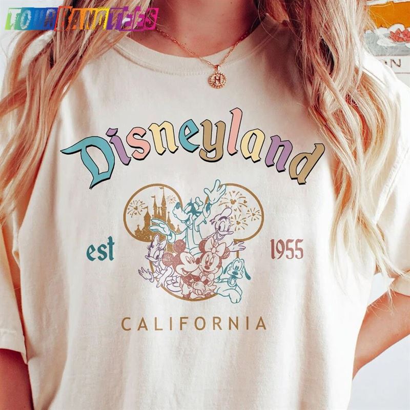 Retro Disneyland Est California Shirt Vintage Disney Family Matching Sweatshirt Classic 29Uf178236 – Utopia Fashion