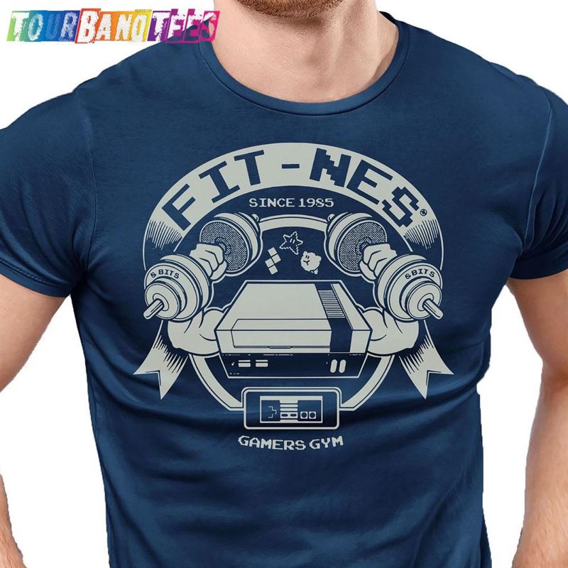 Retro Gamer Gym T-Shirt Men’S Fitness Tee Shirt Gamers Shirts Geek Training Top Funny Anime Classic 29Uf179025 – Utopia Fashion