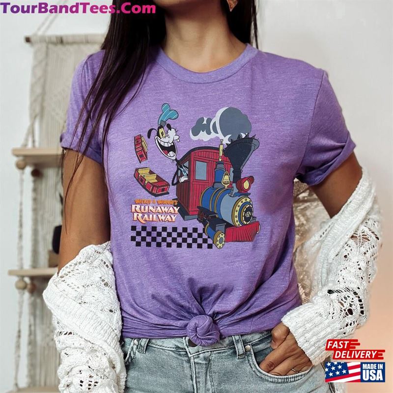 Retro Mickey Minnie Runaway Railway Goofy Shirt A Movie T-Shirt Hollywood Studios Sweatshirt Unisex 29Uf187888 – Utopia Fashion