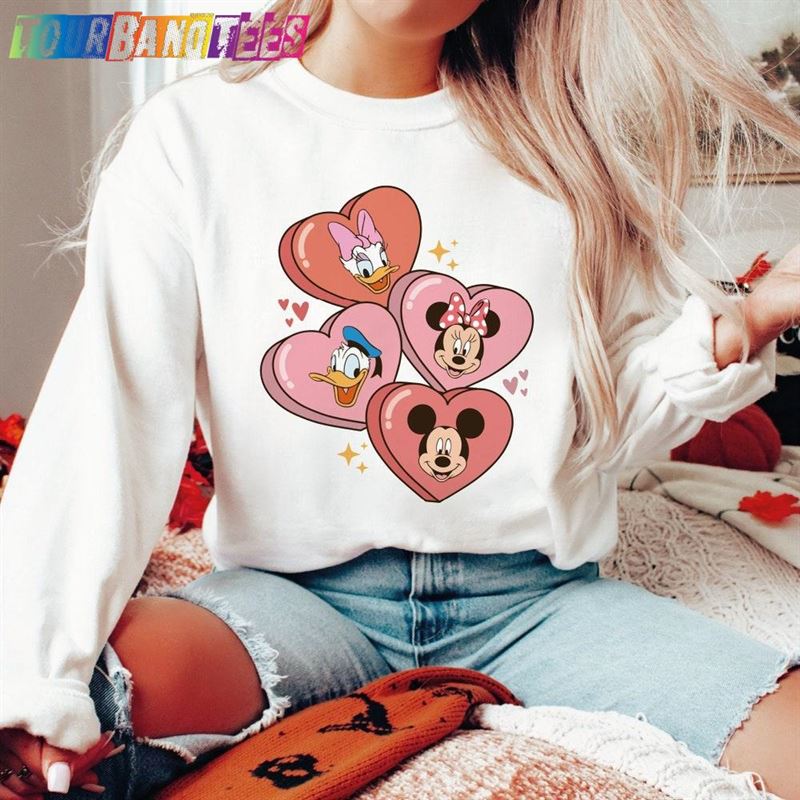 Retro Valentines Mouse T-Shirt Cartoon Svg Love Png Sublimation Sweatshirt Unisex 29Uf179425 – Utopia Fashion