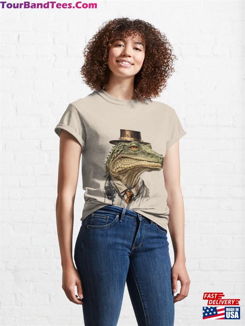 Retro Vintage Crocodile Classic T-Shirt Unisex 29Uf187695 – Utopia Fashion