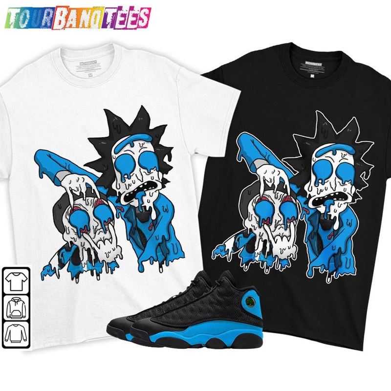 Rick And Drip Unisex Sneaker Shirt Match Black University Blue 13S Tee Jordan T-Shirt Hoodie Classic 29Uf176103 – Utopia Fashion