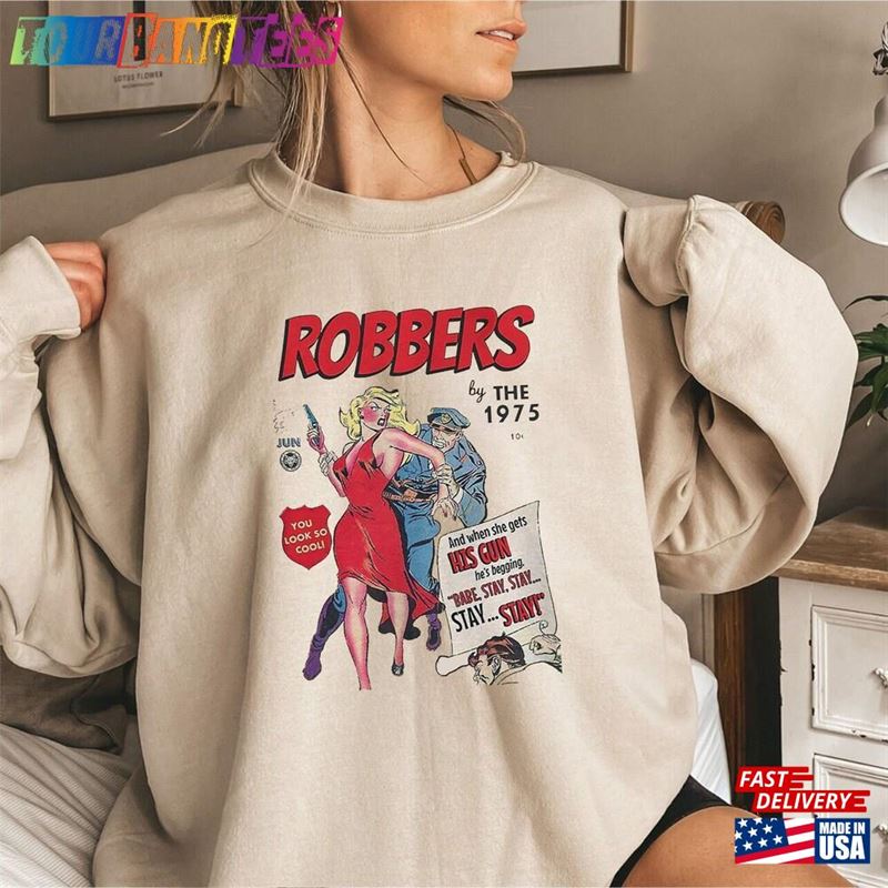 Robbers Tshirt The Pop Rock Sweatshirt Unisex 29Uf174063 – Utopia Fashion