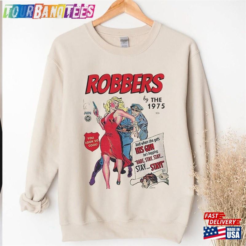 Robbers Tshirt The Pop Rock Sweatshirt Unisex 29Uf174063 – Utopia Fashion