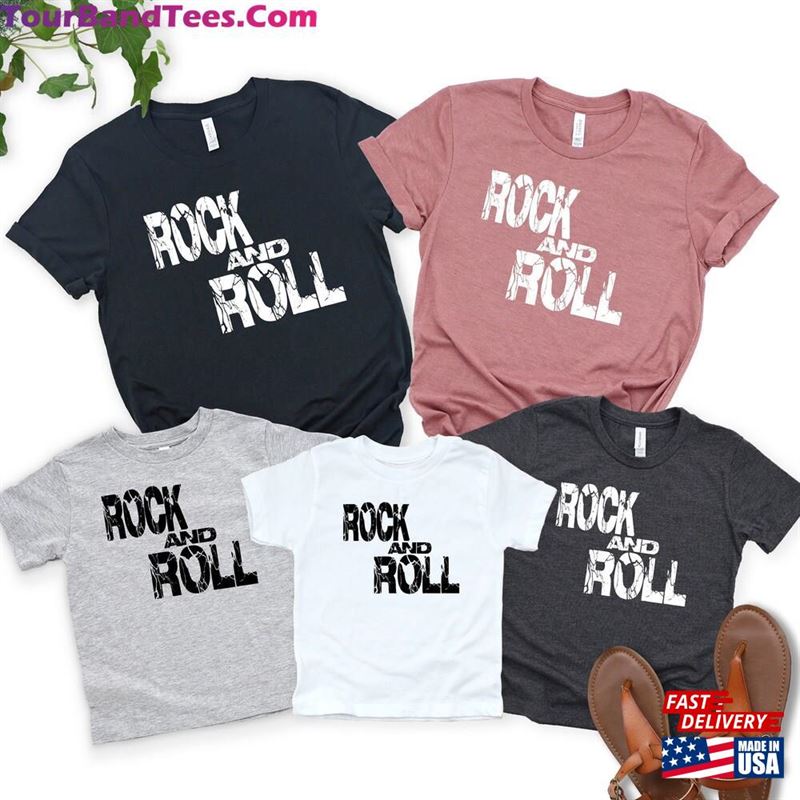 Rock And Roll Shirt Vintage T-Shirt Guitar Unisex Sweatshirt 29Uf182062 – Utopia Fashion