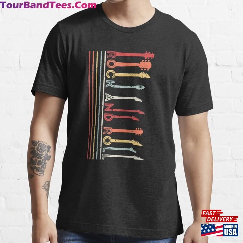 Rock And Roll Vintage Tee For Concert Band Music Lover T-Shirt Sweatshirt Unisex 29Uf167771 – Utopia Fashion