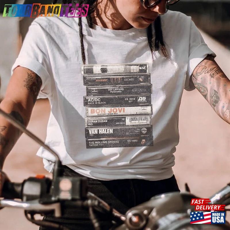 Rock Cassette Tapes Vintage Vibe Band Graphic Tee Unisex Retro Music Shirt Lime Monday Hoodie Sweatshirt 29Uf171966 – Utopia Fashion