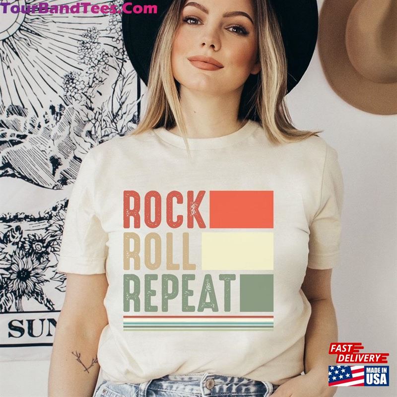 Rock Music Concert N Roll Tee Shirt Vintage Style And T-Shirt Classic 29Uf167545 – Utopia Fashion