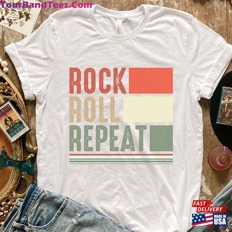 Rock Music Concert N Roll Tee Shirt Vintage Style And T-Shirt Classic 29Uf167545 – Utopia Fashion