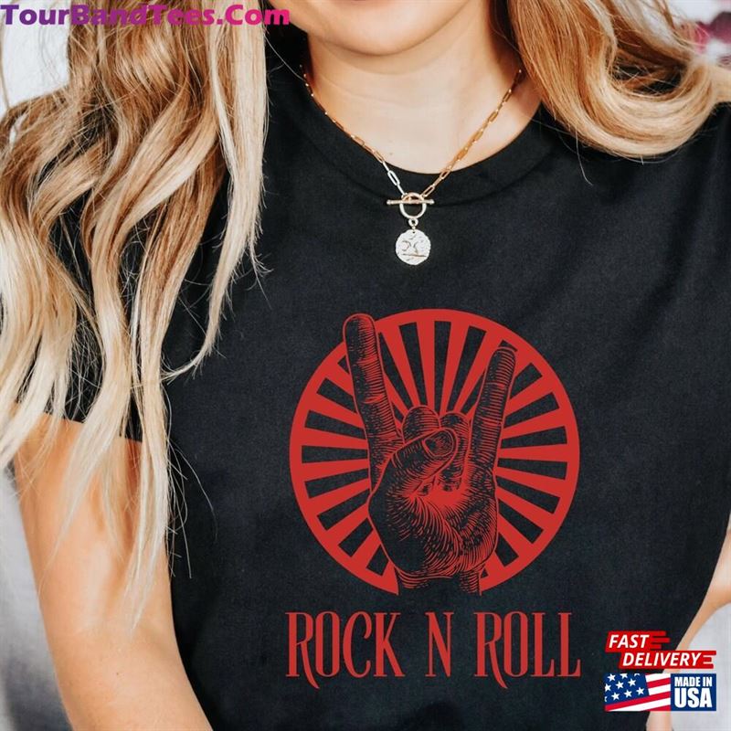 Rock N Roll Shirt Music Lover Sweatshirt T-Shirt 29Uf186824 – Utopia Fashion