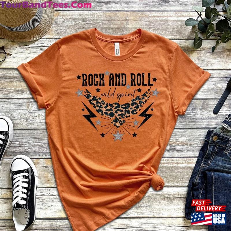 Rock N Roll Wild Spirit Shirt Vintage T-Shirt Fierce Unisex 29Uf167774 – Utopia Fashion